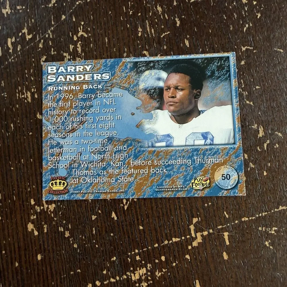 Football Cards Lot 200 NM ALL STARS w 1997 Pacific Diagon Silver Barry Sanders